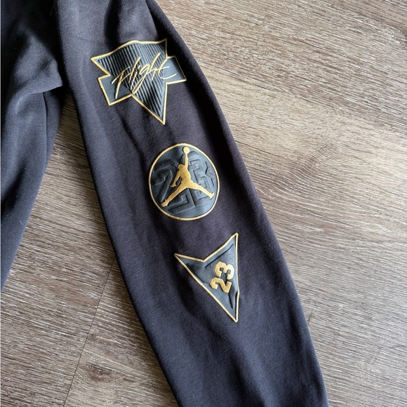 Jordan Bkack Gray Hoodie for Men - Picture 2 of 4